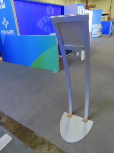 (2) Custom Display Signage Stands with Hook for Plastic Umbrella Bags -- View 3